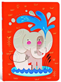 Baby Elephant Lined Hardcover Journal