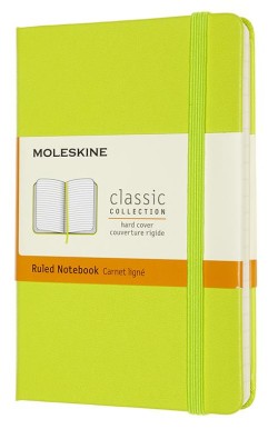ΣΗΜΕΙΩΜΑΤΑΡΙΟ 09*14 POCKET MOLESKINE ΡΙΓΕ HARD LEMON GREEN