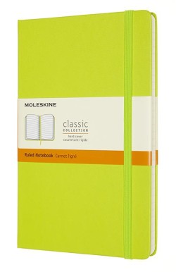 ΣΗΜΕΙΩΜΑΤΑΡΙΟ 13*21 LARGE MOLESKINE ΡΙΓΕ HARD LEMON GREEN