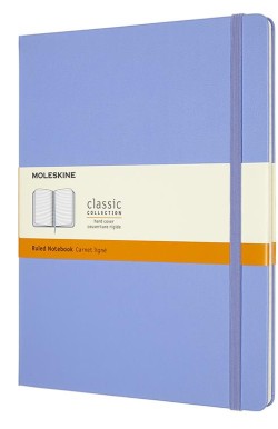 ΣΗΜΕΙΩΜΑΤΑΡΙΟ 19*25 XL MOLESKINE ΡΙΓΕ HARD HYDRANGEA BLUE