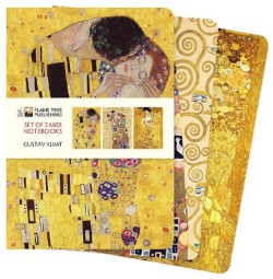 ΣΗΜΕΙΩΜΑΤΑΡΙΟ FLAME TREE MINI KLIMT 9*14,5cm.32Φ.ΡΙΓΕ ΣΕΤ 3ΤΕΜ.