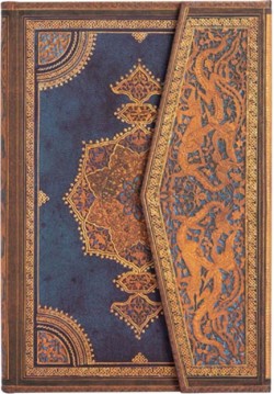 Safavid Indigo (Safavid Binding Art) Mini Lined Hardcover Journal