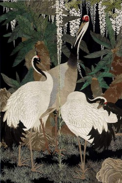 ΣΗΜΕΙΩΜΑΤΑΡΙΟ FLAME TREE FOILED ASHMOLEAN-CRANES,CYCADS AND WISTERIA 14,8*21cm.88Φ.ΡΙΓΕ
