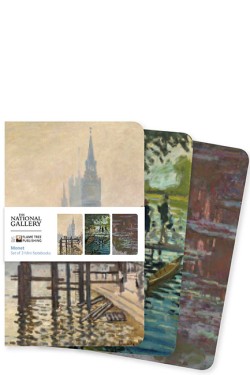 ΣΗΜΕΙΩΜΑΤΑΡΙΟ FLAME TREE MINI NATIONAL GALLERY-MONET 9*14,5cm.32Φ.ΡΙΓΕ ΣΕΤ 3ΤΕΜ.