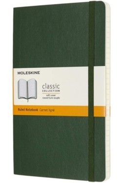 ΣΗΜΕΙΩΜΑΤΑΡΙΟ 13*21 LARGE MOLESKINE ΡΙΓΕ SOFT MYRTLE GREEN