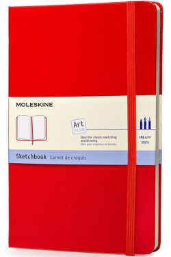 ΣΗΜΕΙΩΜΑΤΑΡΙΟ 13*21 LARGE MOLESKINE SKETCHBOOK RED