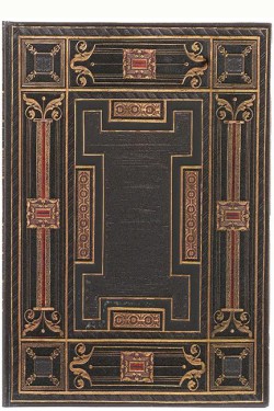 Onyx (Asterales) Midi Lined Hardback Journal (Elastic Band Closure)