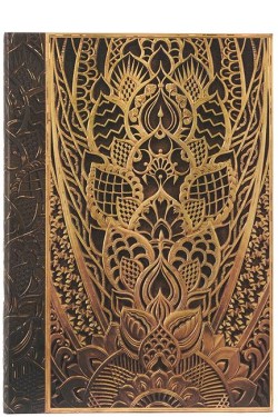 The Chanin Rise (New York Deco) Midi Lined Hardback Journal (Elastic Band Closure)