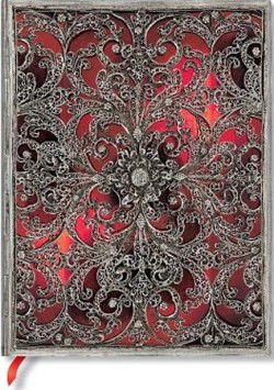 Garnet (Silver Filigree Collection) Ultra Lined Softcover Flexi Journal