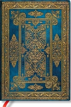 Blue Luxe (Luxe Design) Ultra Lined Hardback Journal (Elastic Band Closure)