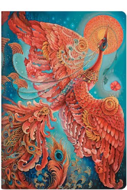 Firebird (Birds of Happiness) A4 Lined Cahier