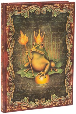 The Brothers Grimm, Frog Prince (Fairy Tale Collection) Midi Lined Hardback Journal (Elastic Band Closure)