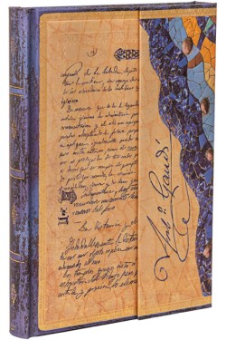 Gaudi, The Manuscript of Reus (Embellished Manuscripts Collection) Midi Lined Hardback Journal (Elastic Band Closure)