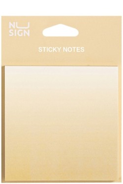 ΧΑΡΤΑΚΙΑ ΑΥΤΟΚΟΛ.DELI 74*74mm.ΡΙΓΕ 60Φ.NUSIGN OMBRE ΚΙΤΡΙΝΑ