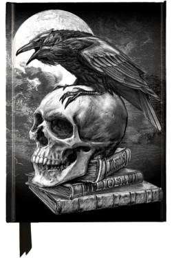 ΣΗΜΕΙΩΜΑΤΑΡΙΟ FLAME TREE FOILED ALCHEMY-POES RAVEN 14,8*21cm.88Φ.ΡΙΓΕ