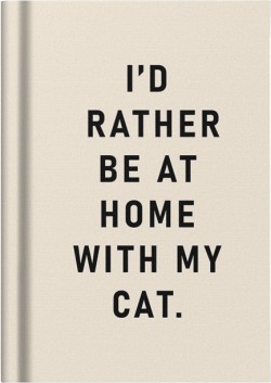 ΣΗΜΕΙΩΜΑΤΑΡΙΟ OHH DEER 7,5*10,5cm.ΥΦΑΣΜΑ ID RATHER BE...CAT ΡΙΓΕ 56φ.