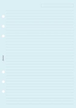 FILOFAX Α5 ΣΗΜΕΙΩΣΕΙΣ ΜΠΛΕ ΡΙΓΕ