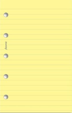 FILOFAX MINI ΣΗΜΕΙΩΣΕΙΣ ΚΙΤΡΙΝΕΣ ΡΙΓΕ