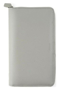 FILOFAX ΘΗΚΗ COMPACT ZIP SAFFIANO  GRANITE