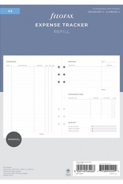FILOFAX ΑΝΤΑΛΛΑΚΤΙΚΟ Α5 EXPENSE TRACKER