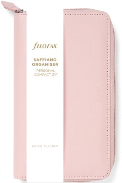 FILOFAX ΘΗΚΗ PRS SAFIANO COMPACT  ZIP BLUSH