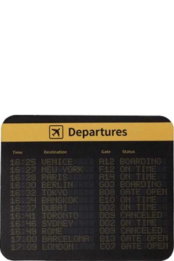 MOUSE PAD TOTAL GIFT 24*20cm.XL2552A DEPARTURES
