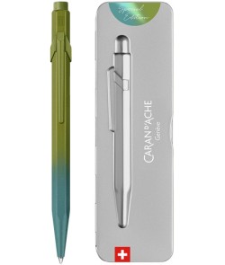 CARAN DACHE ΣΤΥΛΟ CLAIME YOUR STYLE 849 GREEN ARCTIC ΣΕ ΜΕΤΑΛΛΙΚΟ ΚΟΥΤΙ