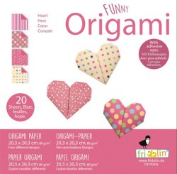 ORIGAMI FRIDOLIN 20*20cm.ΚΑΤΑΣΚΕΥΑΖΩ ΚΑΡΔΙΑ