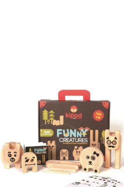 ΚΑΤΑΣΚΕΥΗ ΞΥΛΙΝΗ KIPOD FUNNY CREATURES