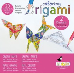 ORIGAMI FRIDOLIN 15*15cm.ΧΡΩΜΑΤΙΖΩ ΠΕΤΑΛΟΥΔΑ
