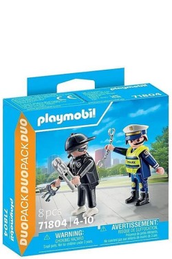 PLAYMOBIL ΑΣΤΥΝΟΜΙΑ-71804 ΑΣΤΥΝΟΜΟΣ ΚΑΙ ΔΙΑΡΡΗΚΤΗΣ