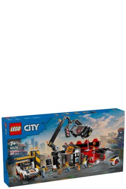 LEGO CITY-60472 SCRAPYARD WITH CARS