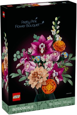LEGO BOTANICALS-10342 PRETTY PINK FLOWER BOUQUET