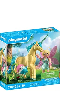 PLAYMOBIL MAGIC UNICORNS-71842 ΜΟΝΟΚΕΡΩΣ ΜΕ ΓΑΛΑΖΙΑ ΧΑΙΤΗ ΚΑΙ ΝΕΡΑΙΔΑ