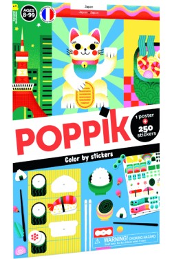 ΔΗΜΙΟΥΡΓΙΚΗ ΑΦΙΣΑ ΜΕ 250 ΑΥΤΟΚΟΛΛΗΤΑ POPPIK-JAPAN