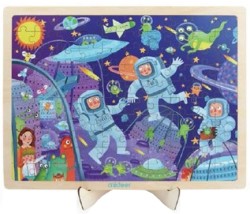 PUZZLE 100ΤΕΜ.MIDEER ΞΥΛΙΝΟ SPACE ADVENTURE