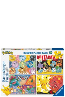 PUZZLE 4*100TEM.POKEMON