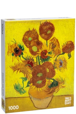 PUZZLE 1000 TEM.TODAY IS ART DAY VINCENT VAN GOGH-SUNFLOWERS
