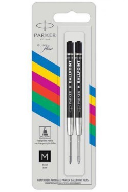ΑΝΤΑΛΛΑΚΤΙΚΟ PARKER ΣΤΥΛΟ ΜΑΥΡΟ MEDIUM ΣΕΤ 2ΤΕΜ.ECONOMY 2166543