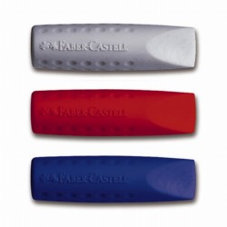 ΓΟΜΑ FABER GRIP TRIANGULAR ΚΑΠΑΚΙ 2001 187001 2ΤΕΜ.ΚΟΚΚΙΝΟ-ΓΚΡΙ Η ΜΠΛΕ-ΓΚΡΙ