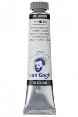 ΛΑΔΙΑ VAN GOGH T7 20ML 118 TITANIUM WHITE (LINSEED OIL)