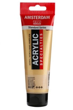 ΑΚΡΥΛΙΚΟ AMSTERDAM T120 120ML 802 LIGHT GOLD