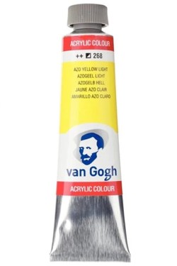ΑΚΡΥΛΙΚΟ VAN GOGH T9 40ML 268 AZO YELLOW LIGHT