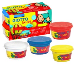 ΠΛΑΣΤΕΛΙΝΗ GIOTTO BEBE 100ΓΡ. ΜΠΛΕ-ΑΣΠΡΗ-ΚΟΚΚΙΝΗ-ΚΙΤΡΙΝΗ