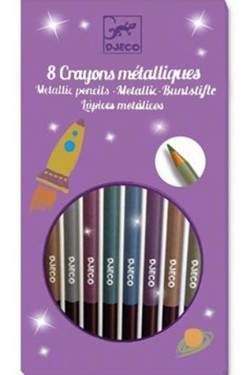 ΞΥΛΟΜΠΟΓΙΕΣ 8ΤΕΜ.ΜΕΤΑΛΛΙΚΑ ΧΡΩΜΑΤΑ DJECO