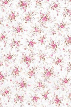 ΧΑΡΤΙ DECOUPAGE DECOPATCH 30*40ΕΚ.ΣΕΤ 3Φ.ΛΟΥΛΟΥΔΑΚΙΑ ΣΕ ΛΕΥΚΟ ΦΟΝΤΟ