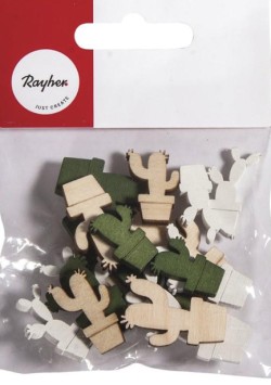 ΚΑΚΤΟΙ ΞΥΛΙΝΟΙ MINI 2,5-3cm.ΣΕΤ 18ΤΕΜ.RAYER