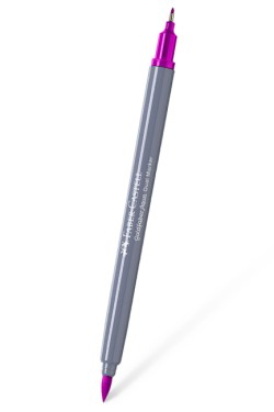 ΜΑΡΚΑΔΟΡΟΣ ΜΕ ΔΙΠΛΗ ΜΥΤΗ FABER GOLD AQUA BRUSH 228-MAGENTA BRIGHT