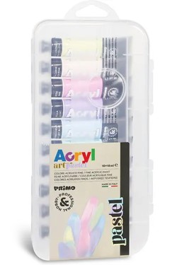 ΑΚΡΥΛΙΚΑ ΧΡΩΜΑΤΑ CMP PRIMO 18ML.ΣΕΤ 10ΧΡΩΜ.PASTEL