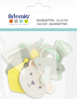 ΞΥΛΟ ΣΕΤ 6ΤΕΜ.ARTEMIO 5cm.BIRTHDAY BOY